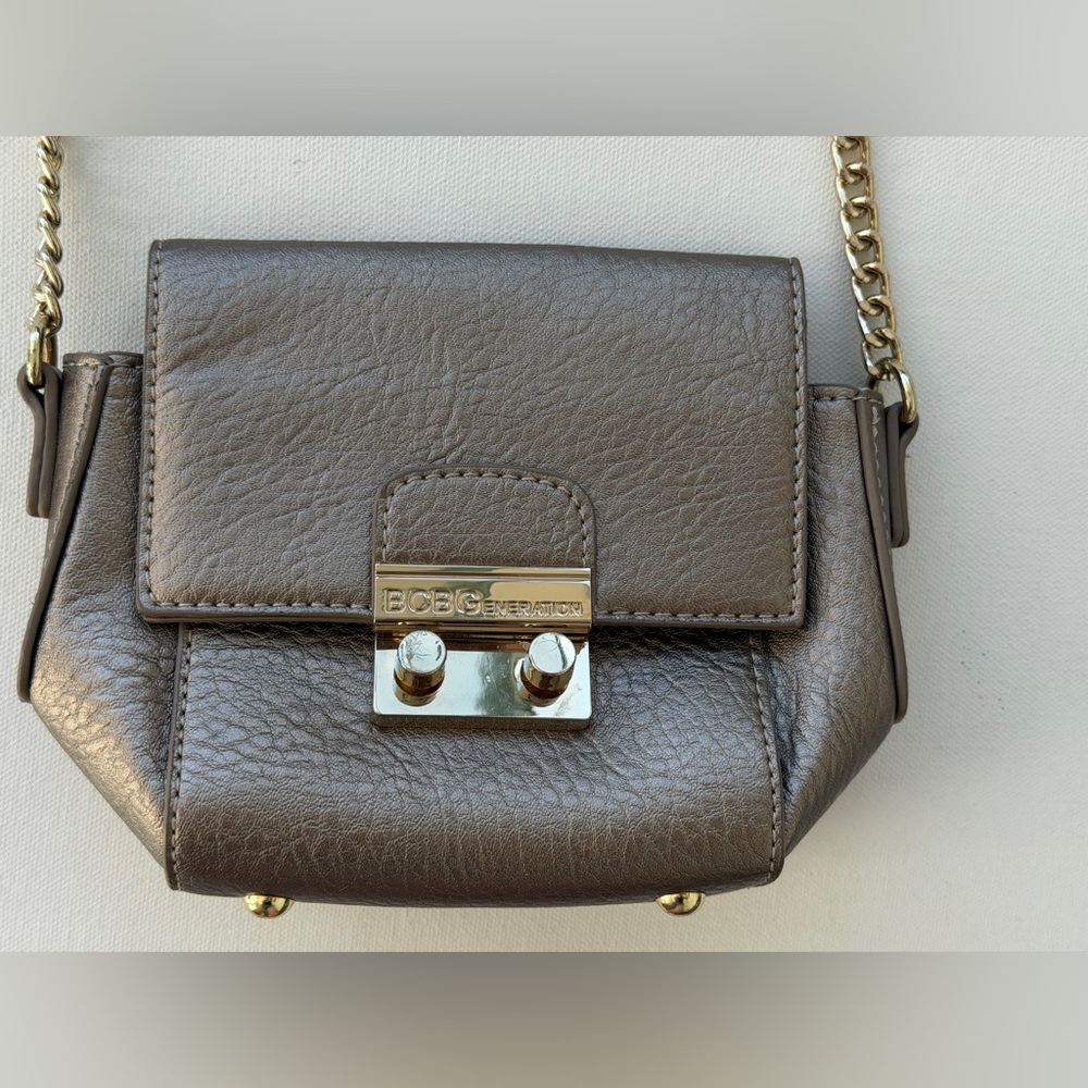 Bcbgeneration, Shiloh Model Leather Mini Crossbod… - image 1
